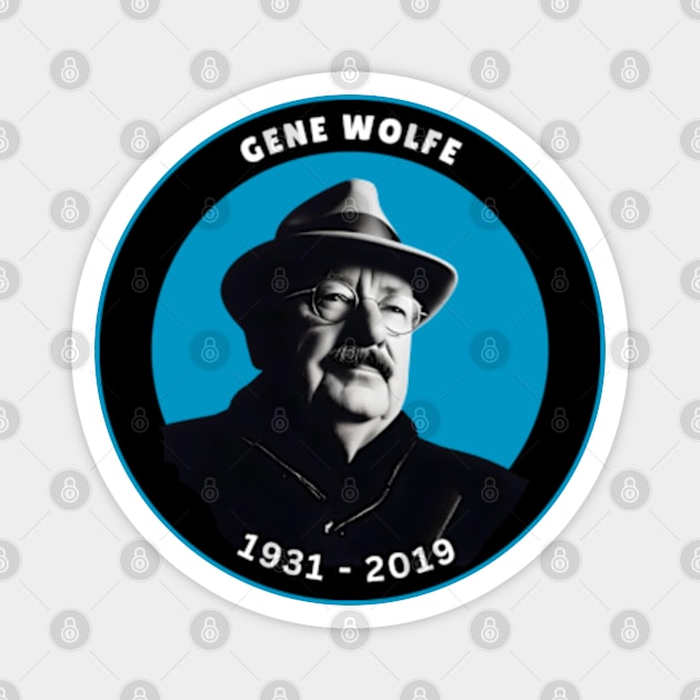 Gene Wolfe Magnet by Desert Owl Designs